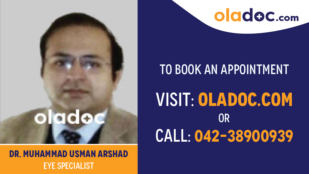 Book appointment with Dr.Muhammad Usman Arshad-best Eye Specialist in Islamabad